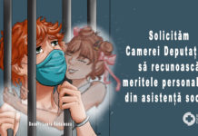 Solicităm Camerei Deputaților să recunoască meritele personalului din asistență socială