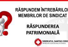 RĂSPUNDEM ÎNTREBĂRILOR MEMBRILOR – RĂSPUNDEREA PATRIMONIALĂ